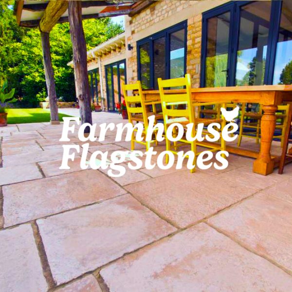 Farmhouse Flagstones (Exterior) : Cotswold Chestnut Colour